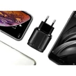 Extreme hálózati töltő adapter + Type-C adat- és töltőkábel - 5V/3A - Extreme LAD0276 QC3.0 - fekete