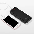 Univerzális hordozható, asztali akkumulátor töltő - HOCO Mige B20A Power Bank - 2xUSB - 20.000 mAh - fekete