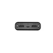 Univerzális hordozható, asztali akkumulátor töltő - HOCO Mige B20A Power Bank - 2xUSB - 20.000 mAh - fekete