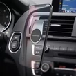 Borofone univerzális szellőzőrácsba illeszthető mágneses PDA/GSM autós tartó - Borofone BH10 Magnetic Car Holder - ezüst