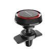 Borofone univerzális szellőzőrácsba illeszthető mágneses PDA/GSM autós tartó - Borofone BH12 Air Outlet Magnetic In-Car Holder - fekete/piros
