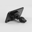 Univerzális szellőzőrácsba illeszthető mágneses PDA/GSM autós tartó - HOCO CA23 Lotto Series Magnetic Air Outlet Holder - fekete