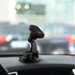 Univerzális műszerfalra/szélvédőre helyezhető mágneses PDA/GSM autós tartó - HOCO CA28 Magnetic Car Holder - fekete