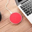 HOCO Qi univerzális vezeték nélküli töltő állomás - 5V/2A - HOCO CW14 Wireless Charger - piros - Qi szabványos
