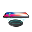 HOCO Qi univerzális vezeték nélküli töltő állomás - 5V/2A - HOCO CW14 Wireless Charger - fekete - Qi szabványos