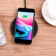 HOCO Qi univerzális vezeték nélküli töltő állomás - 5V/2A - HOCO CW6 Fast Transmission Wireless Rapid Charger - fekete - Qi szabványos