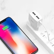 HOCO 2xUSB Lightning hálózati töltő - 5V/2,4A - HOCO C59A Mega Joy - fehér
