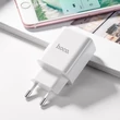 HOCO 2xUSB hálózati töltő adapter - 5V/2.1A - HOCO C62A Dual Port Charger - fehér
