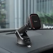 Univerzális műszerfalra/szélvédőre helyezhető mágneses PDA/GSM autós tartó - HOCO CA42 Cool Journey Super Magnetic Car Holder - fekete