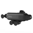 Univerzális szellőzőrácsba illeszthető PDA/GSM autós tartó - HOCO CA51 Air Outlet Gravity In-Car Holder - fekete