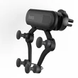 Univerzális szellőzőrácsba illeszthető PDA/GSM autós tartó - HOCO CA51 Air Outlet Gravity In-Car Holder - fekete