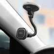 Univerzális szélvédőre helyezhető mágneses PDA/GSM autós tartó - HOCO CA55 Astute Series Windshield Magnetic Holder - fekete