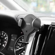 HOCO vezeték nélküli autós tartó/gyorstöltő - 10 W - HOCO CA60 Automatic Induction Wireless Fast Charging Car Holder - Qi szabványos - fekete