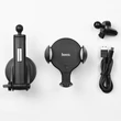 HOCO vezeték nélküli autós tartó/gyorstöltő - 10 W - HOCO CA60 Automatic Induction Wireless Fast Charging Car Holder - Qi szabványos - fekete