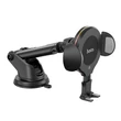 HOCO vezeték nélküli autós tartó/gyorstöltő - 10 W - HOCO CA60 Automatic Induction Wireless Fast Charging Car Holder - Qi szabványos - fekete