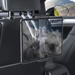 HOCO univerzális fejtámlára szerelhető telefon/tablet autós tartó 4 - 10,5" méretű készülékekhez - HOCO CA62 Backrest In-car Holder - fekete/ezüst