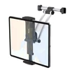 HOCO univerzális fejtámlára szerelhető telefon/tablet autós tartó 4 - 10,5" méretű készülékekhez - HOCO CA62 Backrest In-car Holder - fekete/ezüst