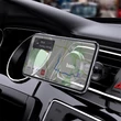 Univerzális szellőzőrácsba illeszthető mágneses PDA/GSM autós tartó - HOCO CA69 Air Outlet Super Long Metal Magnetic Car Holder - fekete