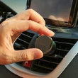 Univerzális szellőzőrácsba illeszthető mágneses PDA/GSM autós tartó - HOCO CA81 Ligue Magnetic Holder - fekete