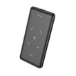 Univerzális hordozható, asztali akkumulátor töltő - HOCO J50 Power Bank - Type-C+ microUSB + Lightning +Wireless Charging - 10.000 mAh - fekete
