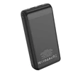 Univerzális hordozható, asztali akkumulátor töltő - HOCO J59A Power Bank - 2xUSB + Type-C + micro USB + Lightning - 20.000 mAh - fekete
