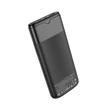 Univerzális hordozható, asztali akkumulátor töltő - HOCO J63 Power Bank - USB + Type-C + micro USB + PD + QC3.0 Wireless Charging - 10.000 mAh - fekete