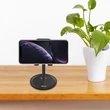 HOCO univerzális asztali telefon/tablet tartó 4,7-10" méretű készülékhez - HOCO PH15 Aluminium Alloy Table Stand - fekete