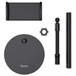 HOCO univerzális asztali telefon/tablet tartó 4,7-10" méretű készülékhez - HOCO PH30 Metal Desktop Stand - fekete