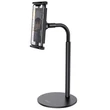HOCO univerzális asztali telefon/tablet tartó 4,7-10" méretű készülékhez - HOCO PH30 Metal Desktop Stand - fekete