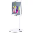 HOCO univerzális asztali telefon/tablet tartó 4,7-10" méretű készülékhez - HOCO PH31 Metal Table Stand - fehér/ezüst