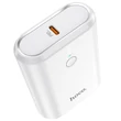 Univerzális hordozható, asztali akkumulátor töltő - HOCO Q3 Power Bank - USB+Type-C+PD3.0+QC3.0 - 10.000 mAh - fehér