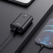 Univerzális hordozható, asztali akkumulátor töltő - HOCO Q3 Power Bank - USB+Type-C+PD3.0+QC3.0 - 10.000 mAh - fekete