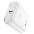 Univerzális hordozható, asztali akkumulátor töltő - HOCO Q3 Power Bank - USB+Type-C+PD3.0+QC3.0 - 10.000 mAh - fehér