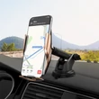 HOCO vezeték nélküli autós tartó/gyorstöltő - 15 W - HOCO S14 Automatic Induction Wireless Fast Charging Holder - Qi szabványos - arany