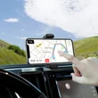 Univerzális műszerfalra/szélvédőre helyezhető PDA/GSM autós tartó - HOCO S12 Lite Car Holder - fekete