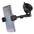 Univerzális műszerfalra/szélvédőre helyezhető PDA/GSM autós tartó - HOCO S12 Lite Car Holder - fekete