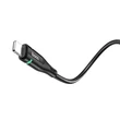 Apple iPhone Lightning USB töltő- és adatkábel 1,2 m-es vezetékkel - HOCO U93 Lightning Charging and Data Cable - 2.4A - fekete