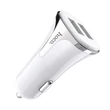 Apple iPhone Lightning szivargyújtós töltő adapter + lightning adatkábel - 5V/3,4A - HOCO Z31 QC3.0 - fehér
