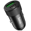 HOCO USB + Type-C szivargyújtós töltő adapter - 5V/4A - HOCO Z32B PD20W + QC3.0 Car Charger - fekete