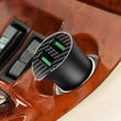 HOCO 2xUSB szivargyújtós töltő adapter - 5V/3.0A - HOCO Z39 QC3.0 - fekete