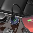 HOCO 2xUSB szivargyújtós töltő adapter + lightning adatkábel - 5V/3.0A - HOCO Z39 QC3.0 - kék