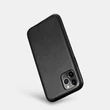 iGlass Leather Case bőrtok - iPhone 11 Pro Max - fekete