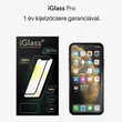 iGlass Pro kijelzővédő üvegfólia - iPhone 12 Pro Max - fekete