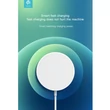 Devia Qi univerzális mágneses vezeték nélküli töltő állomás - 5V/3A - Devia Smart MagSafe Magnetic Wireless Charger - white/silver - Qi szabványos
