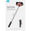 Devia Selfie Holder szelfi bot exponáló gombbal, 3,5 mm jack csatlakozóval - Devia Leisure Series Selfie-Stick - black