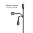 Apple iPhone 5/5S/5C/SE/iPad 4/iPad Mini USB töltő- és adatkábel 1 m-es vezetékkel - Devia Gracious Lightning Cable - 5V/2.4A - black