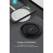Devia Qi univerzális vezeték nélküli töltő állomás - 5V/2A - Devia Allen V.2 Wireless Charger - black - Qi szabványos