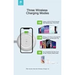 Devia Qi univerzális vezeték nélküli töltő állomás - 5V/2A - Devia Allen V.2 Wireless Charger - white - Qi szabványos