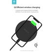 Devia Qi univerzális vezeték nélküli töltő állomás - 5V/2A - Devia Comet Series Ultra Thin Wireless Charger - white - Qi szabványos