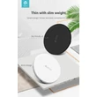Devia Qi univerzális vezeték nélküli töltő állomás - 5V/2A - Devia Comet Series Ultra Thin Wireless Charger - white - Qi szabványos
